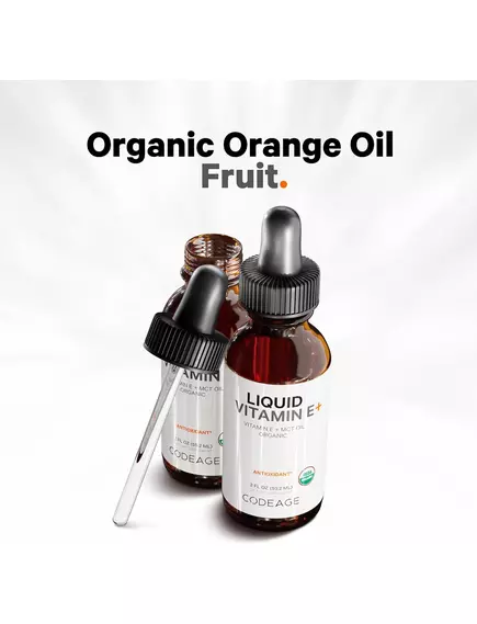 CodeAge Liquid Vitamin E+ / Ліпосомальний вітамін Е органік на МСТ олії 59,2 мл, фото 4 від магазину біодобавок nutrido.shop