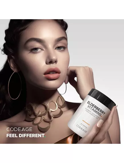 CodeAge Organic Black Elderberry Vitamins / Органическая черная бузина 90 капсул, фото 8 в магазине биодобавок nutrido.shop