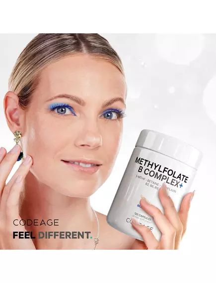 CODEAGE METHYLFOLATE B COMPLEX / МЕТИЛФОЛАТ Б КОМПЛЕКС З 5-MTHF120 КАПСУЛ, фото 7 від магазину біодобавок nutrido.shop