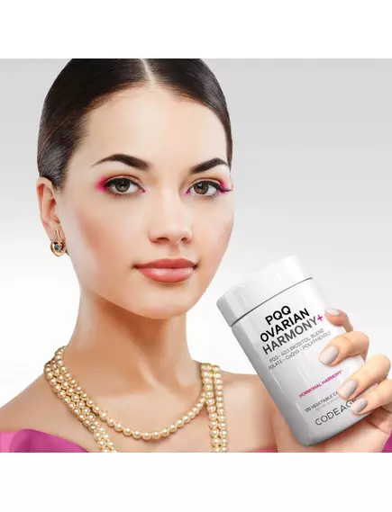 CodeAge PQQ Ovarian Harmony / Ліпосомальний комплекс з інозитолом для жіночого здоров'я 120 капсул 120 капсул, фото 9 від магазину біодобавок nutrido.shop