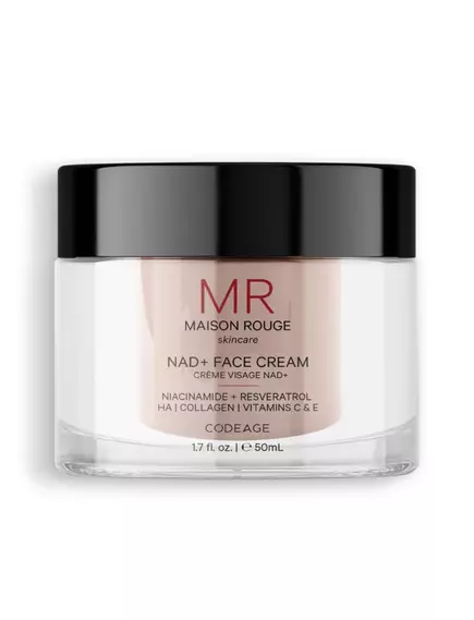 CodeAge Maison Rouge NAD+ Face Cream / Крем для омолодження та пружності шкіри обличчя 50 мл від магазину біодобавок nutrido.shop