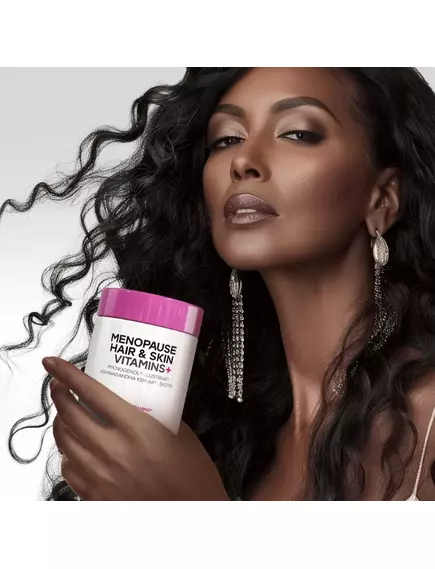 CodeAge Menopause Hair & Skin Vitamins+ / Комплекс вітамінів для волосся і шкіри при менопаузі 60 капсул, фото 6 від магазину біодобавок nutrido.shop