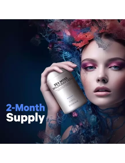 CODEAGE WILDCRAFTED SEA MOSS / СИРІ МОРСЬКІ ВОДОРОСТІ ДЛЯ ПІДТРИМКИ ЩИТОПОДІБНОЇ ЗАЛОЗИ 120 КАПСУЛ, фото 7 від магазину біодобавок nutrido.shop