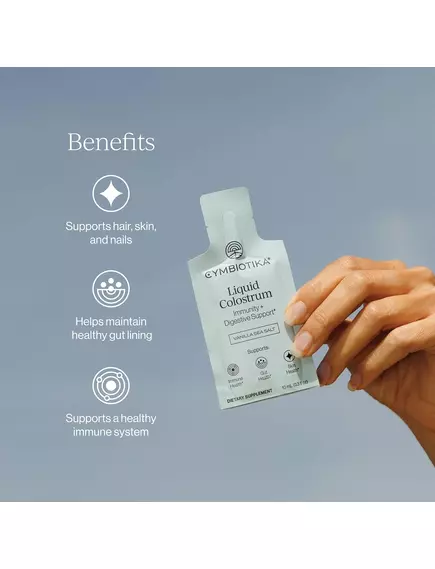 Cymbiotika Liquid Colostrum / Колострум рідке молозиво відновлення кишечника 26 саше, фото 3 в магазине биодобавок nutrido.shop
