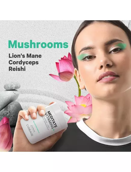 CodeAge Meditate / Формула для преодоления ежедневного стресса 60 капсул, фото 4 в магазине биодобавок nutrido.shop