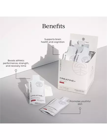 Cymbiotika Creatine+ / Креатин липосомальный поддержка выработки энергии 20 саше, фото 2 в магазине биодобавок nutrido.shop