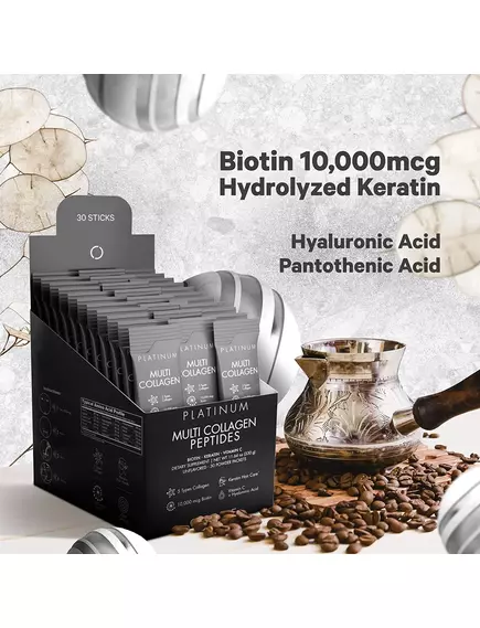 CodeAge Multi Collagen Peptides Powder Platinum / Пептиды коллагена, обогащенные витаминами 30 шт, фото 3 в магазине биодобавок nutrido.shop