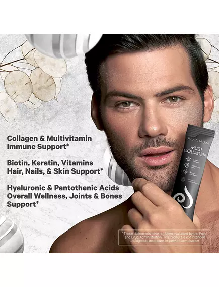 CodeAge Multi Collagen Peptides Powder Platinum / Пептиды коллагена, обогащенные витаминами 30 шт, фото 4 в магазине биодобавок nutrido.shop