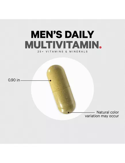 CODEAGE MEN'S DAILY MULTIVITAMIN / ЩОДЕННІ МУЛЬТИВІТАМІНИ ДЛЯ ЧОЛОВІКІВ 120 КАПСУЛ, фото 9 від магазину біодобавок nutrido.shop