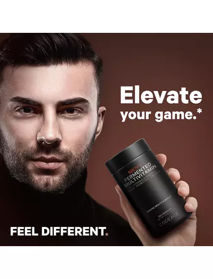 CODEAGE MEN'S DAILY MULTIVITAMIN / ЩОДЕННІ МУЛЬТИВІТАМІНИ ДЛЯ ЧОЛОВІКІВ 120 КАПСУЛ, фото 7 від магазину біодобавок nutrido.shop