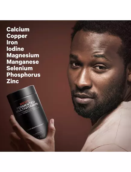 CODEAGE MEN'S DAILY MULTIVITAMIN / ЩОДЕННІ МУЛЬТИВІТАМІНИ ДЛЯ ЧОЛОВІКІВ 120 КАПСУЛ, фото 8 від магазину біодобавок nutrido.shop