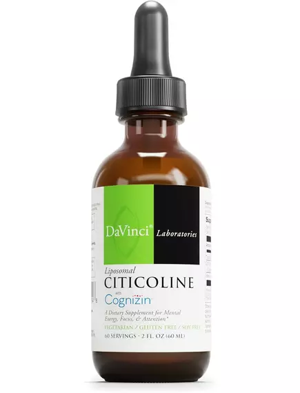 DaVinci Liposomal Citicoline / Ліпосомальний цитиколін для підтримки мозку 60 мл в магазине биодобавок nutrido.shop
