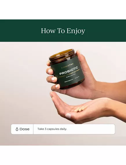 Cymbiotika Probiotic / Пробиотики 19 штаммов + пребиотики 90 капсул, фото 4 в магазине биодобавок nutrido.shop