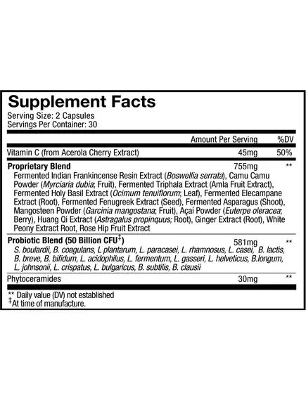 CODEAGE SKIN PROBIOTIC / ПРОБІОТИК ДЛЯ ЗДОРОВ'Я ШКІРИ 60 КАПСУЛ, фото 3 від магазину біодобавок nutrido.shop