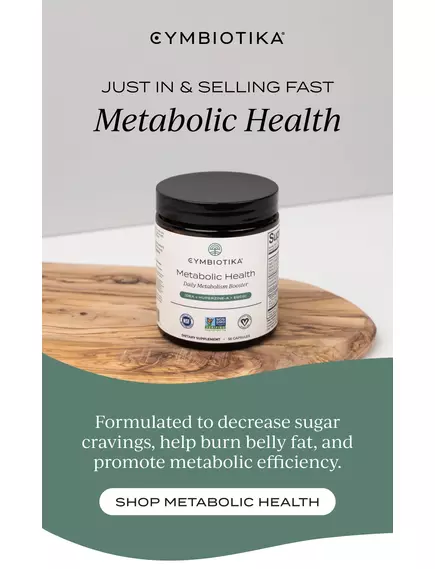 CYMBIOTIKA METABOLIC HEALTH / ПОКРАЩЕННЯ МЕТАБОЛІЗМУ ЖИРІВ І КОНТРОЛЬ АПЕТИТУ 84 КАПСУЛИ, фото 2 від магазину біодобавок nutrido.shop