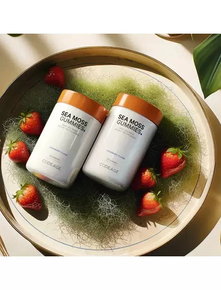 CodeAge Sea Moss Gummies / Ірландський морський мох 60 жувальних цукерок, фото 7 від магазину біодобавок nutrido.shop