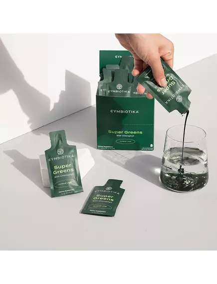 Cymbiotika Super Greens / Биодоступный комплекс зелени с хлорофиллом 30 пакетов, фото 5 в магазине биодобавок nutrido.shop