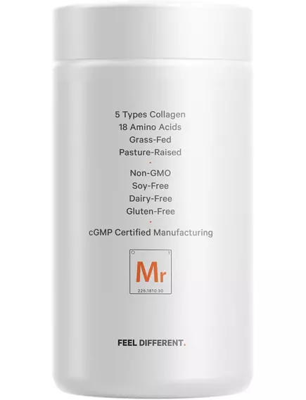 CodeAge Multi Collagen Raw Greens / Пять типов коллагена + 21 органический фрукт и овощ 180 капсул, фото 8 в магазине биодобавок nutrido.shop