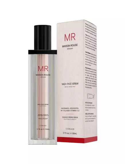 CodeAge Maison Rouge NAD+ Face Serum / Сыворотка омоложение и восстановление кожи лица 50 мл в магазине биодобавок nutrido.shop
