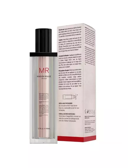 CodeAge Maison Rouge NAD+ Face Serum / Сыворотка омоложение и восстановление кожи лица 50 мл, фото 4 в магазине биодобавок nutrido.shop