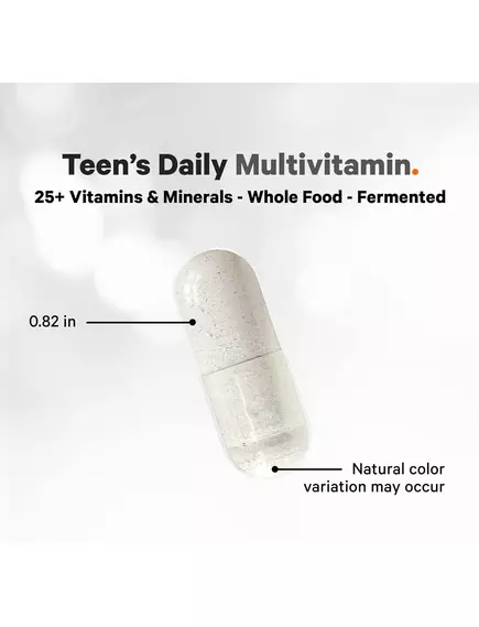 CodeAge Teen Fermented Multivitamin / Мультивитамины для подростков 12-18 лет 60 капсул, фото 4 купить в магазине биодобавок nutrido.shop CodeAge Teen Fermented Multivitamin / Мультивитамины для подростков 12-18 лет 60 капсул, фото 4 в магазине биодобавок nutrido.shop