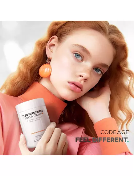 CodeAge Teen Fermented Multivitamin / Мультивитамины для подростков 12-18 лет 60 капсул, фото 9 купить в магазине биодобавок nutrido.shop CodeAge Teen Fermented Multivitamin / Мультивитамины для подростков 12-18 лет 60 капсул, фото 9 в магазине биодобавок nutrido.shop