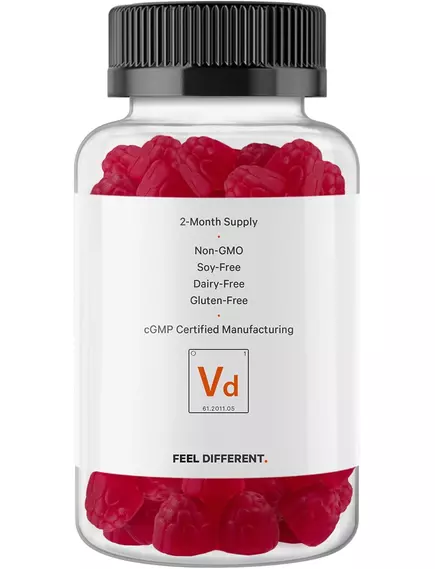 CodeAge Vitamin D3 Gummies / Витамин Д3 2500 МЕ жевательный 60 шт, фото 9 в магазине биодобавок nutrido.shop