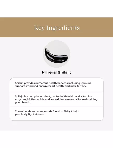 Cymbiotika Mineral Shilajit / Минеральное мумие - фульвовая кислота и минералы 15 г, фото 3 в магазине биодобавок nutrido.shop