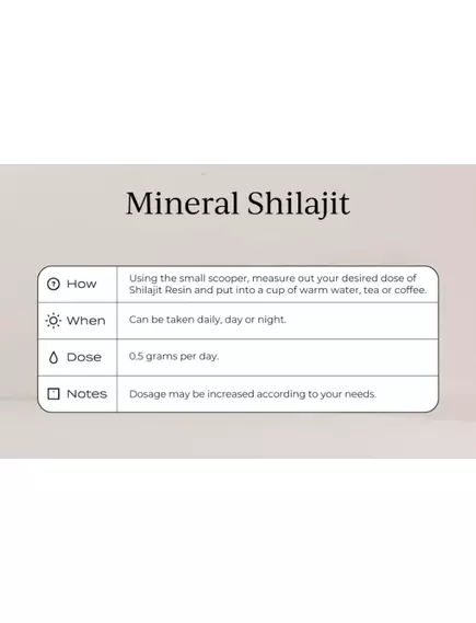 Cymbiotika Mineral Shilajit / Минеральное мумие - фульвовая кислота и минералы 15 г, фото 8 в магазине биодобавок nutrido.shop