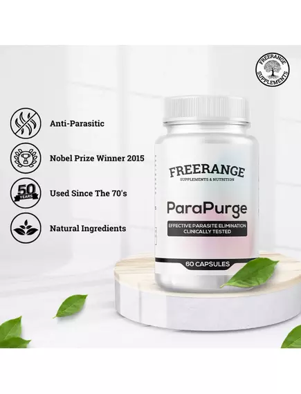 FreeRange ParaPurge / Протипаразитарний засіб з івермектином 60 капсул, фото 4 від магазину біодобавок nutrido.shop