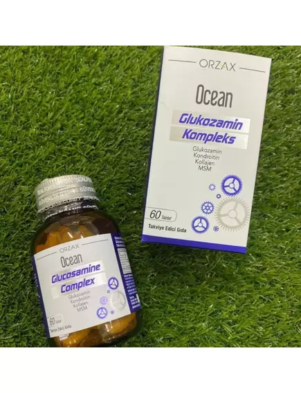 Orzax Glucosamine Complex / Глюкозамін комплекс для підтримки м'язів і кісток 60 таблеток, фото 3 в магазине биодобавок nutrido.shop