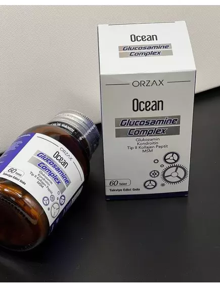 Orzax Glucosamine Complex / Глюкозамін комплекс для підтримки м'язів і кісток 60 таблеток, фото 5 в магазине биодобавок nutrido.shop