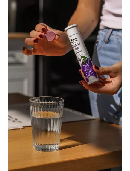 Orzax Efervit Sambucus Nigra / Чорна бузина підтримка імунної системи 20 шипучих таблеток, фото 4 в магазине биодобавок nutrido.shop