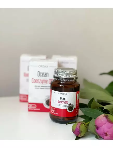 Orzax Coenzyme Q10 / Коензим Q10 убіхінон 100 мг із екстрактом чорного перцю 30 капсул, фото 2 в магазине биодобавок nutrido.shop