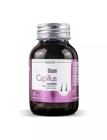 Ocean Capillus Women / Комплекс вітамінів і мінералів для жінок 60 таблеток, фото 4 в магазине биодобавок nutrido.shop