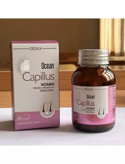 Ocean Capillus Women / Комплекс вітамінів і мінералів для жінок 60 таблеток, фото 5 в магазине биодобавок nutrido.shop