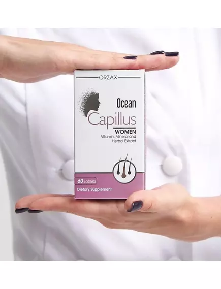 Ocean Capillus Women / Комплекс вітамінів і мінералів для жінок 60 таблеток, фото 6 в магазине биодобавок nutrido.shop