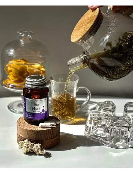 Orzax L-Theanine / L-Теанін 200 мг 30 капсул, фото 4 від магазину біодобавок nutrido.shop