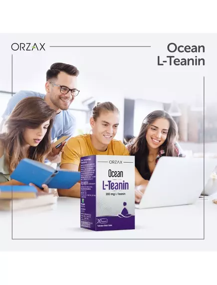 Orzax L-Theanine / L-Теанін 200 мг 30 капсул, фото 7 від магазину біодобавок nutrido.shop