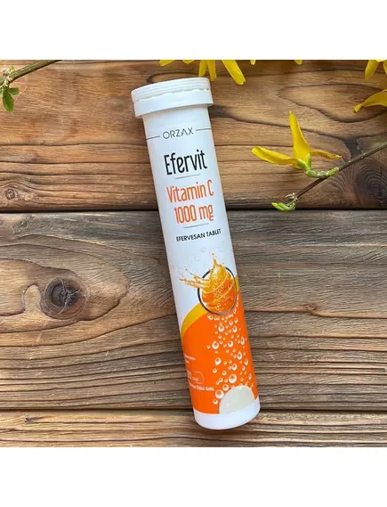 Ocean Efervit Vitamin C / Вітамін C 1000 мг 20 шипучих таблеток, фото 3 в магазине биодобавок nutrido.shop