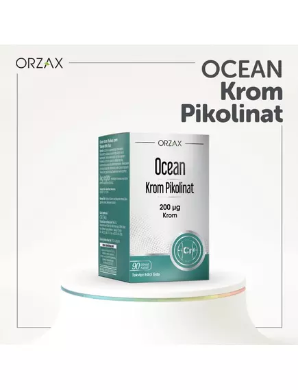 Orzax Chromium Picolinate / Хром піколінат 200 мкг 90 капсул, фото 5 в магазине биодобавок nutrido.shop