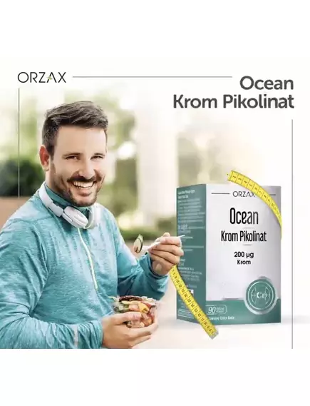 Orzax Chromium Picolinate / Хром піколінат 200 мкг 90 капсул, фото 6 в магазине биодобавок nutrido.shop