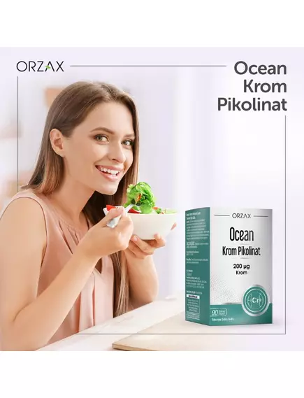 Orzax Chromium Picolinate / Хром піколінат 200 мкг 90 капсул, фото 7 в магазине биодобавок nutrido.shop