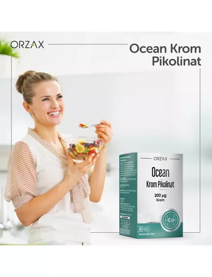 Orzax Chromium Picolinate / Хром піколінат 200 мкг 90 капсул, фото 8 в магазине биодобавок nutrido.shop