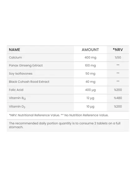 Orzax Minomin / Рослинні екстракти, вітаміни та мінерали для жіночого здоров'я 60 таблеток, фото 2 в магазине биодобавок nutrido.shop