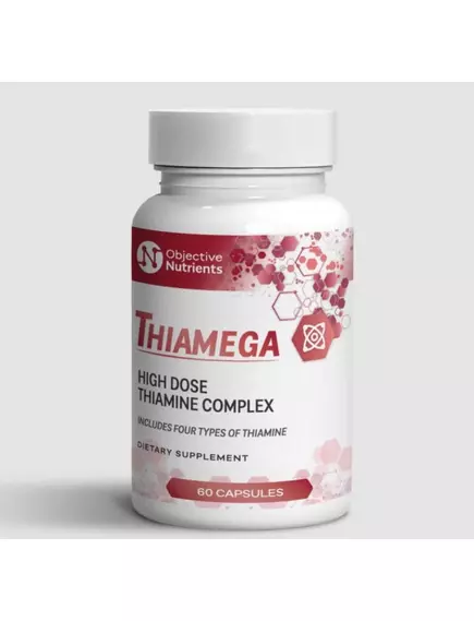 Objective Nutrients Thiamega / Тіамін вітамін Б1 чотири форми 60 капсул в магазине биодобавок nutrido.shop