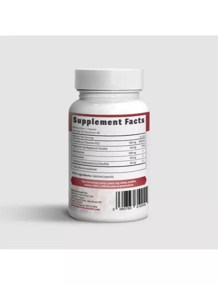 Objective Nutrients Thiamega / Тіамін вітамін Б1 чотири форми 60 капсул, фото 2 в магазине биодобавок nutrido.shop