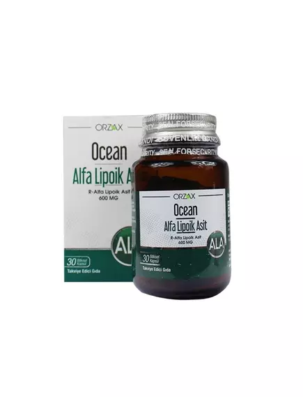 Orzax Alpha Lipoic Acid / R-альфа-ліпоєва кислота 600 мг 30 капсул, фото 3 в магазине биодобавок nutrido.shop
