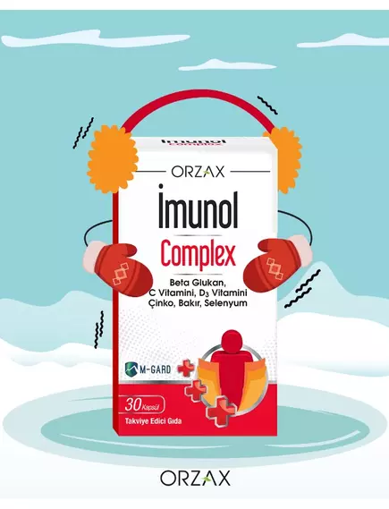 Ocean Imunol Complex / Комплекс вітамінів і мінералів із бета-глюканом 30 капсул, фото 4 в магазине биодобавок nutrido.shop