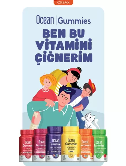 Orzax Gummies Sambucus / Підтримка імунної системи дитини з бузиною 60 жувальних цукерок, фото 8 від магазину біодобавок nutrido.shop